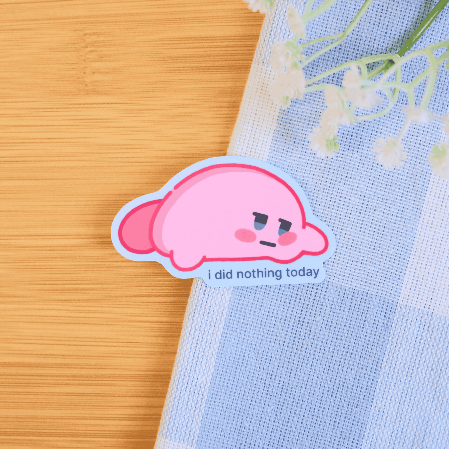 Pink Blob Relatable Stickers: Do Not Disturb