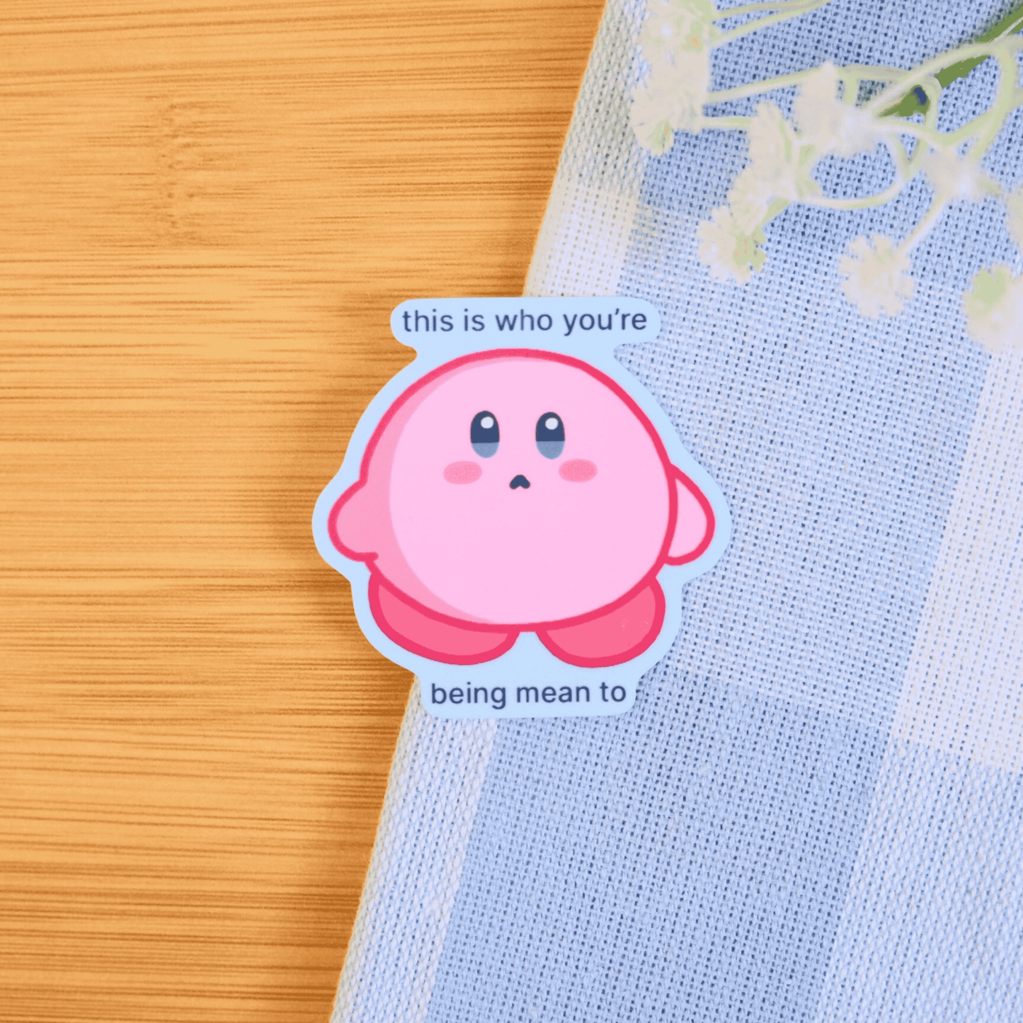Pink Blob Relatable Stickers: Do Not Disturb