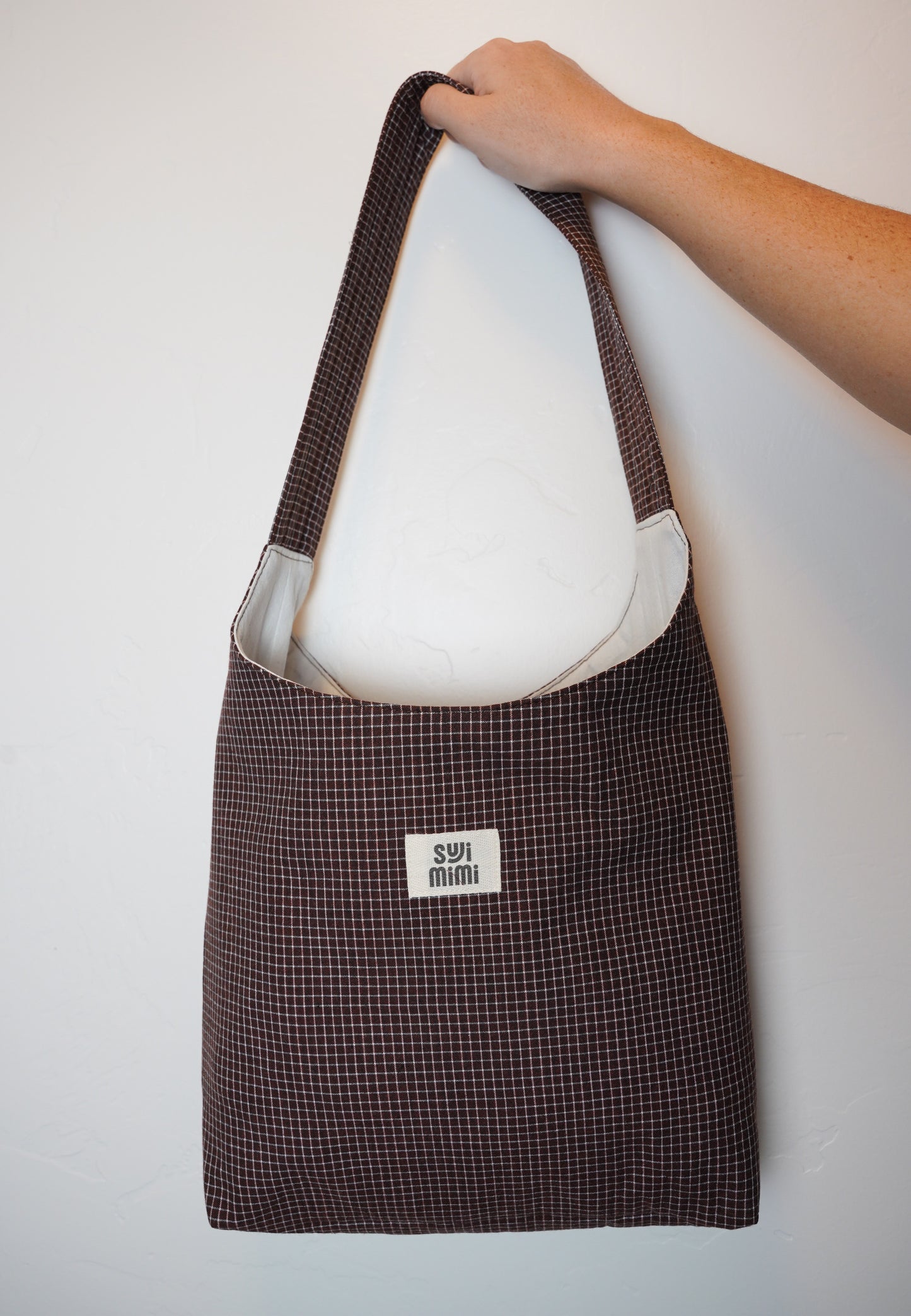 Everyday Shoulder Bag - Check Yes Brown