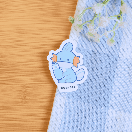Poke Self-Care Stickers: Hydrate