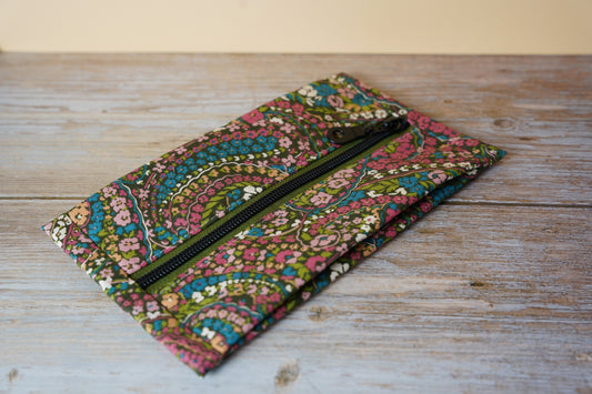 Paisley Bloom Pouch