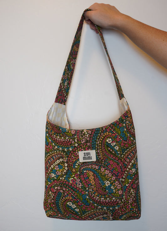 Everyday Shoulder Bag - Paisley Bloom