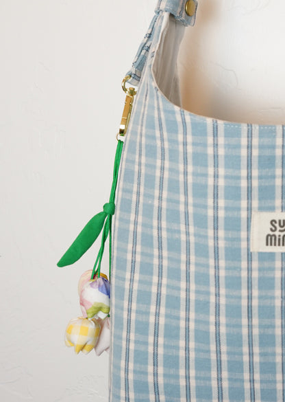 Everyday Shoulder Bag - Blue Picnic