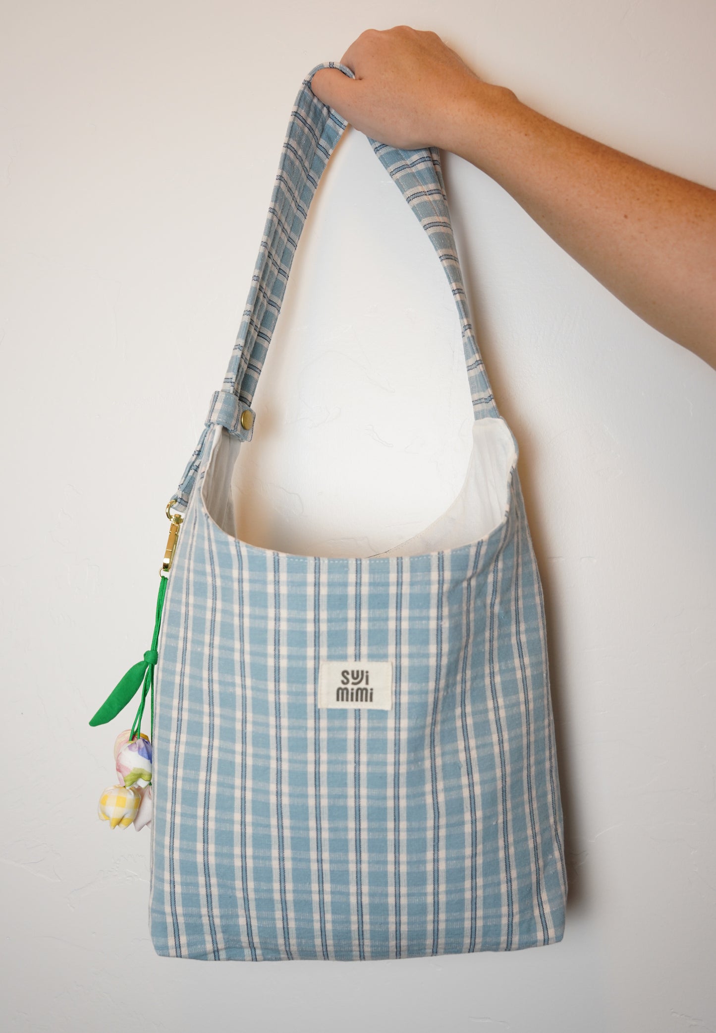 Everyday Shoulder Bag - Blue Picnic