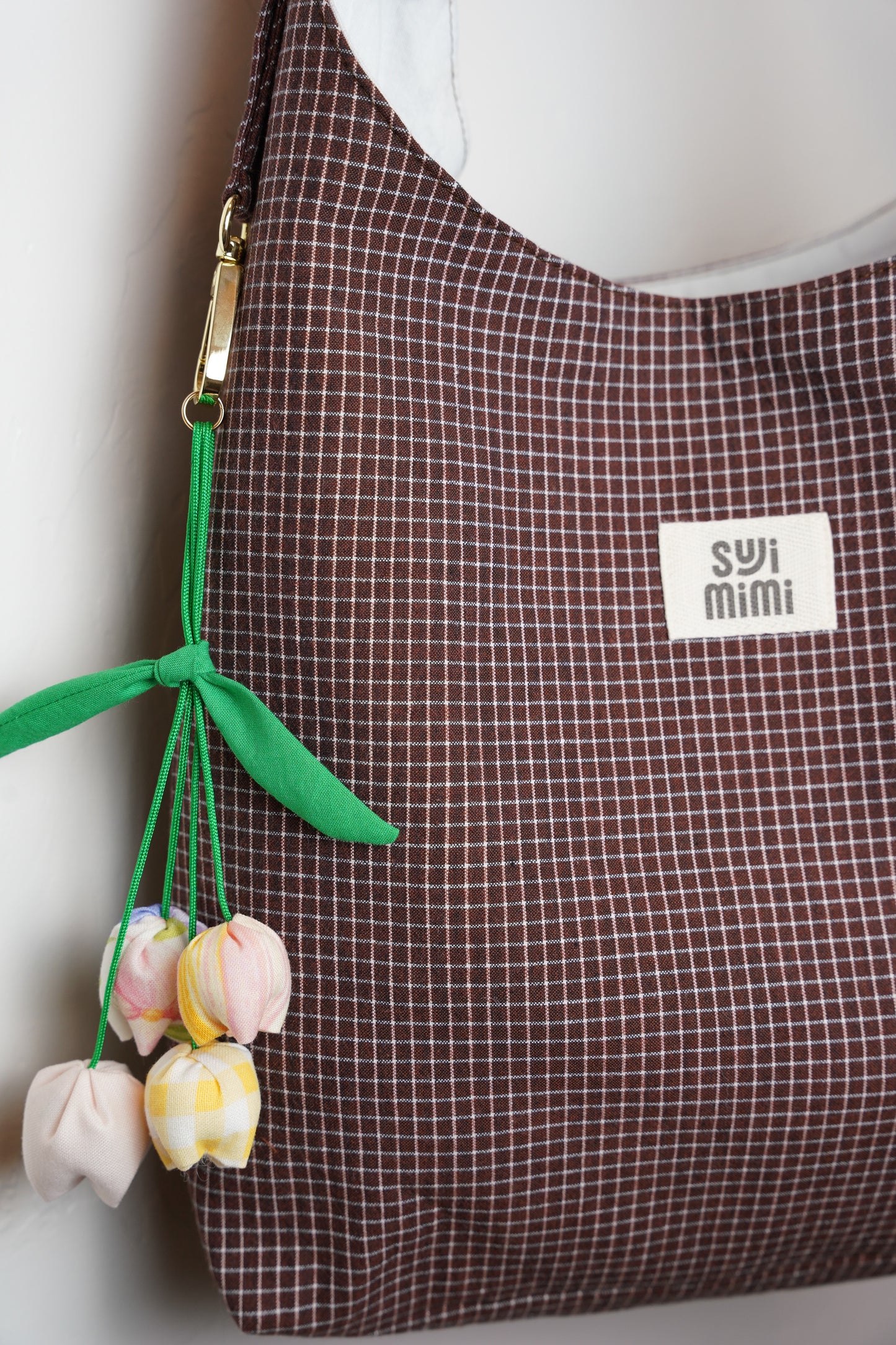 Everyday Shoulder Bag - Check Yes Brown