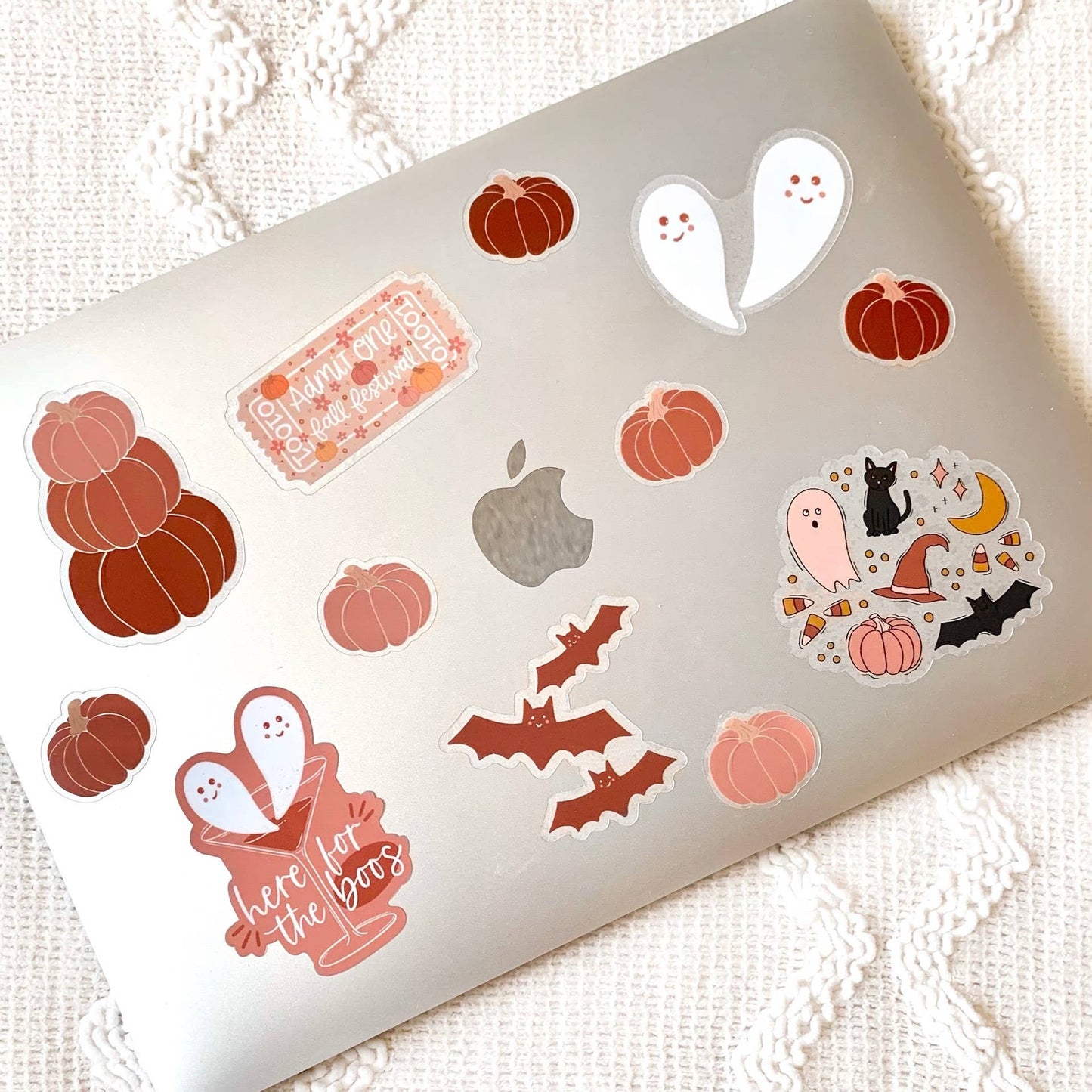 Clear Fall Festival Admit One Sticker, 2.7x1.5 in.